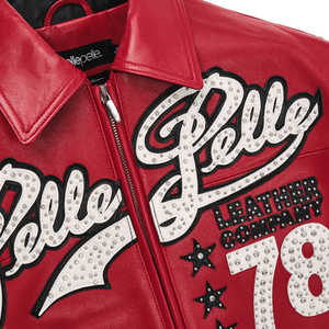 แจ็คเก็ตหนังผู้ชายสไตล์สตรีทแฟชั่นสำหรับฤดูหนาว แขนยาว กันน้ำ ระบายอากาศได้ดี รับผลิตแบบ OEM/ODM พิมพ์ลายตามสั่ง ราคาประหยัด - Product Image 2