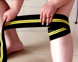 Weightlifting <b>Knee</b> Wraps Premium Quality Cashmere Blend Custom Manufacturing Elastic <b>Compression</b> <b>Support</b> Heavy Duty Gym Training - Product Image 4