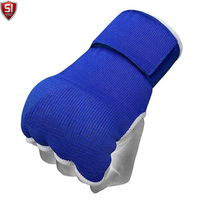 ผ้าพันมือสำหรับชกมวย MMA แบบปรับได้ พร้อมแผ่นรอง EPE ด้านใน ปิดด้วยแถบตีนตุ๊กแก ป้องกันข้อนิ้ว คุณภาพสูง - Product Image 1