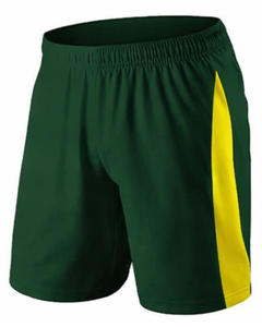 Maillot de football américain personnalisé vert foncé et jaune avec short, respirant, imprimé en sérigraphie, en polyester, pour entraînement et matchs, tenue d'équipe - Product Image 4