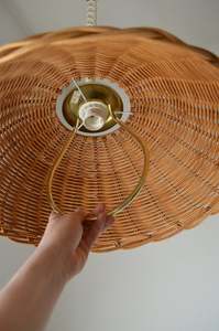 Nouveauté : Lustre en bambou et rotin, lampe suspendue vintage tressée pour la décoration intérieure d'hôtels, cafés et centres de villégiature - Product Image 3