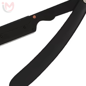 Navaja de Barbero de Doble Filo de Acero Inoxidable con Mango Plegable para Uso Corporal IMANS - Product Image 4