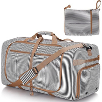 Housse pour ordinateur portable multi-compartiments, rembourrée, avec séparation humide/sèche, port de charge externe, compatible avec les valises à roulettes
