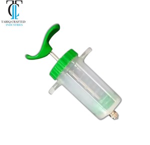 Seringue vétérinaire réutilisable en plastique à embout Luer Lock 10ml 20ml 50ml, pistolet d'arrosage pour la vaccination animale TARIQ CRAFTED - Product Image 1