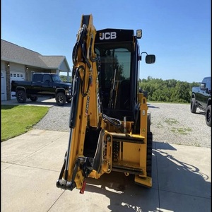 Cargadora frontal de orugas JCB 1CXT usada, minicargadora, retroexcavadora, con capacidad de carga nominal de 4 toneladas y motor Perkins, para uso en terrenos accidentados. - Product Image 3
