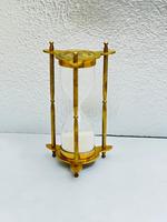 Sablier 3D en laiton massif de 6 pouces |   Pièce de table décorative vintage en fonte pour la remise des diplômes