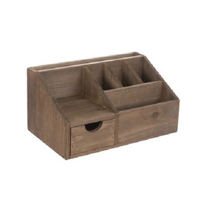 Premium Natural Wooden <b>Pen</b> <b>Holder</b> Handmade <b>Desktop</b> Organizer for Stationery Office Supplies and Desk Decor - Product Image 4