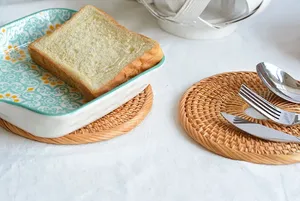 High Grade Rattan Coasters Set Of 6 Pcs Bohemian Style Tea Placemats Elegant Design Factory Bulk Supply At New Prices - Product Image 4