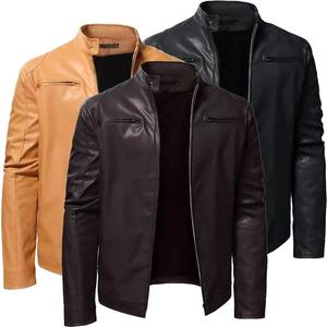 Chaqueta de Cuero Duradera de Primera Calidad para Hombre, Diseño Elegante y Casual para Invierno - Product Image 1