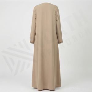 Nueva Abaya de Chifón Sencilla y Modesta de Alta Calidad para Mujer, Vestido Thobe Thawb Musulmán, Ropa Islámica Personalizada para Damas - Product Image 2