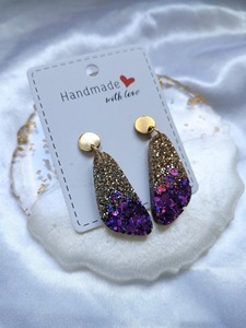 Boucles d'oreilles en résine personnalisables, quantités sur mesure, couleur unie, vente en gros directe usine - Product Image 2