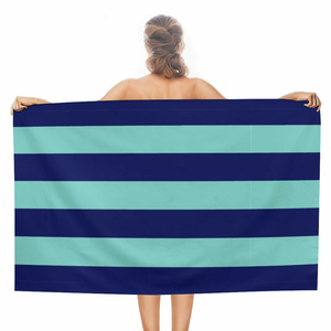 Hot Sale Custom Design Turkish Tropical 100% Cotton Beach Towels Solid Color Quick Dry High Quality - Product Image 2