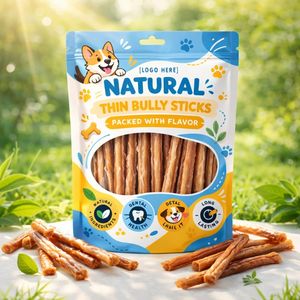 Suministro al por mayor de palitos de carne de res secos para perros, tamaños de 6 a 12 pulgadas, naturales, sin OMG, orgánicos, con alto contenido de proteínas, masticables de larga duración, marca privada - Product Image 2