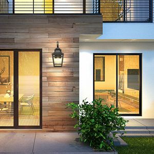 Lámparas de Pared Exteriores Negras Grandes de 16.5 Pulgadas, Lámparas de Porche Impermeables para Montaje en Pared, Iluminación Exterior para Casa y Jardín - Product Image 6