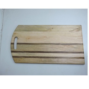 Tabla de Cortar de Madera de Acacia con Asa, Tabla para Cortar Pizza, Frutas y Alimentos, Decoración para Cocina y Hotel - Product Image 3