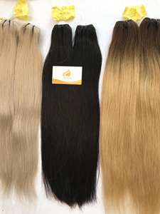 Extensions de cheveux humains bruts vietnamiens 100% Cuticules alignées Os Style de vague droite Meilleur produit pour les clients nigérians - Product Image 3