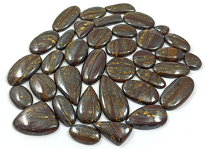 Ojo de Tigre Natural en Cabujón, Piedra Semipreciosa de Cristal, Gemas Sueltas al por Mayor, Gemas Curativas - Product Image 2