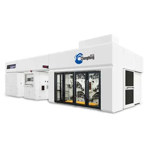 Impresora flexográfica Ci del servomotor sin engranaje de 6 colores de alta velocidad Flexo para el coste plástico