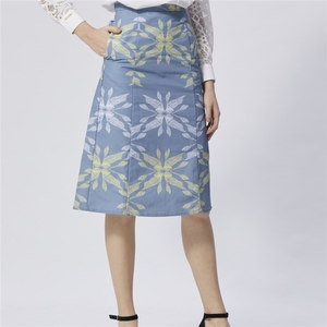 Jupe en coton avec jean bleu en nylon à tricoter imprimé ODM Oem - Product Image 4