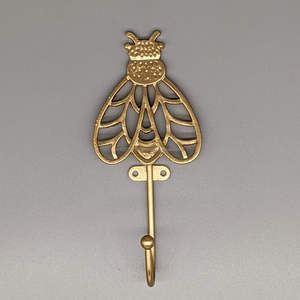 Rustic brass wall <b>hooks</b> for country style homes providing dependable hanging support daily use needs indoors <b>outdoors</b> - Product Image 4