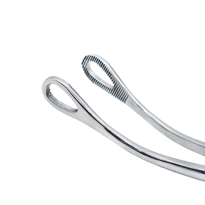 Foerster Ballenger 18cm Curved Straight <b>Sponge</b> Holding Dressing Forceps Manual Instrument Set Stainless Steel Reusable AS-786 - Product Image 5