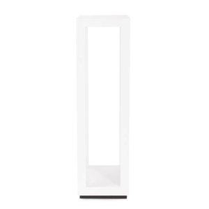Modern White Wood <b>Console</b> <b>Table</b> <b>Narrow</b> Pedestal Storage Stand for Entryway Hallway Stair Area Living Room Furniture - Product Image 1