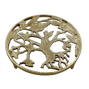 Simple Design Aluminum <b>Trivets</b> Rustic Finished For Heat Resistant Table Mats <b>Trivet</b> Hot Pot Holder for Home & Restaurant Use - Product Image 2