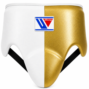 Protège-guêtres de boxe en cuir véritable blanc avec impression sérigraphiée argentée, toutes saisons - Product Image 3