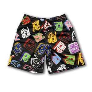 Shorts de basketball personnalisés en maille Spandex/Polyester avec taille élastique et style urbain pour hommes – Vente en gros - Product Image 4