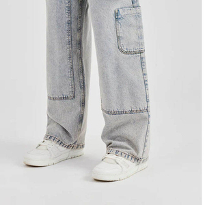 Men straight leg classic denim <b>jeans</b> pants durable casual wear Casual men blue denim <b>jeans</b> pants <b>soft</b> cotton fabric durable - Product Image 5