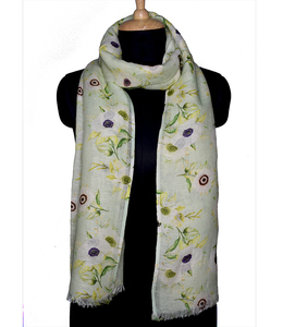 Elegante Bufanda de Algodón y Lino para Mujer, con Estampado Moderno y Personalizable - Product Image 3