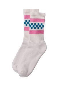 Calcetines a cuadros con estampado de logotipo personalizado para hombre y mujer, calcetines informales a rayas para uso diario elegante, fábrica de calcetines de Vietnam - Product Image 5