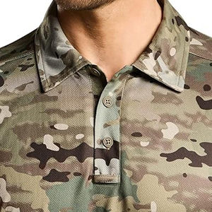 Chemises tactiques à manches longues pour hommes, en polyester pur, légères et respirantes, pour l'hiver, sublimation, sur mesure - Product Image 6