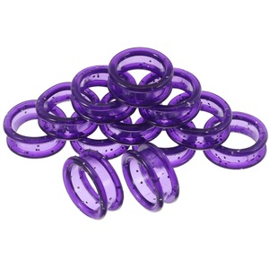 12 Pièces Anneaux de Doigt en Silicone Souples et Flexibles, Protections pour Doigts, Poignées pour Ciseaux de Toilettage Canin et Animaux - Product Image 5