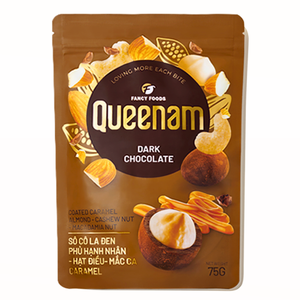 Vietnam Exotic Dragee Chocolate Snacks Candy HALAL OEM/ODM 75G Dark Chocolate Coated Caramel Almond Cashew <b>Macadamia</b> <b>Nuts</b> Bulk - Product Image 1