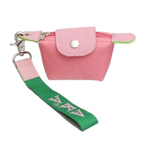 Bolso de Mano Mini con Correa de Muñeca de Nailon Rosa, Bolso Bandolera Pequeño de Moda para Mujer, Cartera de Viaje, Porta Teléfono - Product Image 1