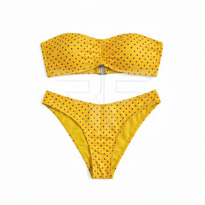 Conjunto de Bikini de Dos Piezas con Estampado Animal para Mujer, Cintura Alta, Secado Rápido, Transpirable, Ajuste Cómodo, Logotipo Frontal OEM - Product Image 3