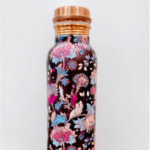 Vaisselle en cuivre pur à 99 %, personnalisée, 30 oz, haute isolation thermique, récipient en verre de 500 ml, bienfaits pour la santé, fitness, sport, gym, yoga, extérieur - Product Image 3