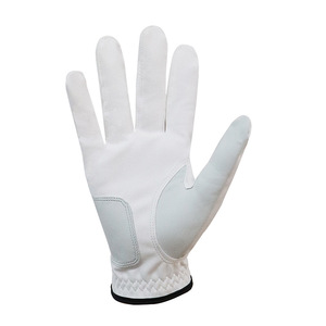 Guantes de Golf Blancos de Piel de Cabretta para Mano Derecha con Agarre, Transpirables, para Deportes al Aire Libre, Venta al Por Mayor - Product Image 2