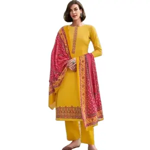 Novo lançamento da coleção Kurti de algodão em cores vibrantes, roupas indianas e paquistanesas do exportador indiano