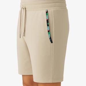 Pantalones Cortos de Algodón Personalizados para Hombre, con Borde sin Rematar, Estilo Vintage Lavado y Desteñido, Estilo Urbano, Cintura Media con Cordón Ajustable - Product Image 3