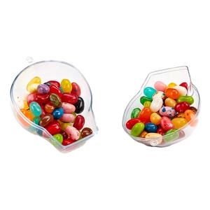 Kwang Hsieh Conteneur à bonbons en plastique transparent en forme de crâne pour le stockage des aliments - Product Image 4