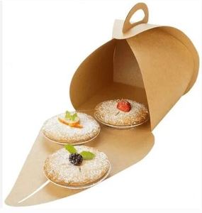 Cajas para Tartas, cajas curvadas de cartón corrugado al mejor precio del proveedor indio, uso para cajas para tartas de comida - Product Image 3