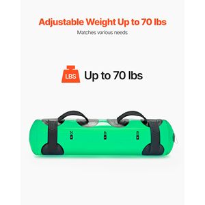 Pesi d'acqua portatili regolabili da 20 kg (70 libbre) per allenamento completo del corpo, stabilità e fitness - Product Image 4