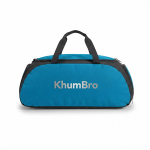 KhumBro Blue Gym Duffle <b>Bag</b>-Unisex Casual Polyester Large Capacity Durable Lightweight Sports Fitness <b>Travel</b> <b>Bag</b> - Product Image 2