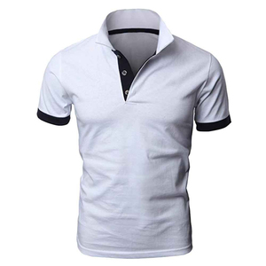 Polo en coton pour homme, tissu respirant et doux, col côtelé, vêtement décontracté de qualité supérieure pour tous les jours - Product Image 5