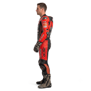 Traje de Carreras de Cuero Vacuno para Hombre, Armadura CE, Equipo de Motociclismo Personalizado OEM, Conjunto de Ropa Exterior para Motocicleta - Product Image 3