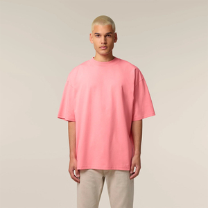 Camisetas Extra Grandes Personalizadas, Estilo Urbano, Cuello Redondo, Color Sólido, Algodón, Ropa Casual, Fabricante de Marca Privada OEM - Product Image 4