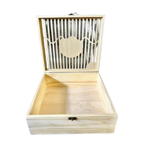 Cajas de regalo de madera maciza y bambú personalizadas al por mayor con color personalizado y logotipo, embalaje de lujo para vino y artesanía en forma rectangular - Product Image 5