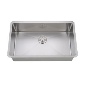Évier simple en acier inoxydable 304 fait à la main THCSS-0508 avec évier profond résistant à la corrosion Undermount pour les cuisines à domicile - Product Image 1
